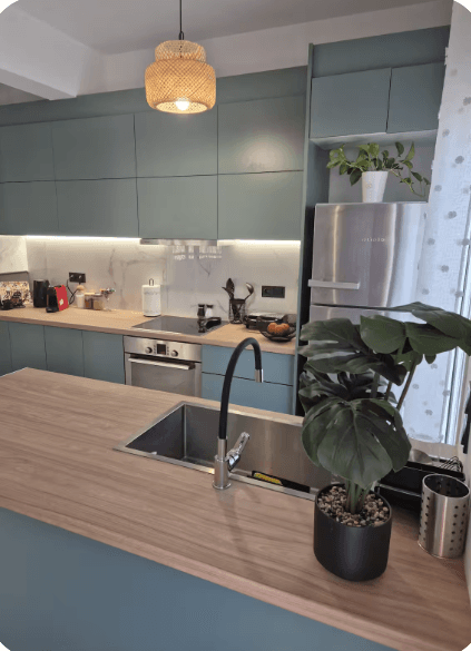 Fully equipped kitchen
