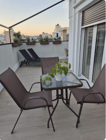 Grand Sunlit Terrace